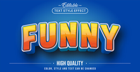 Poster - Editable text style effect - Funny text style theme.