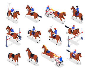 Sticker - Equestrian Sport Set