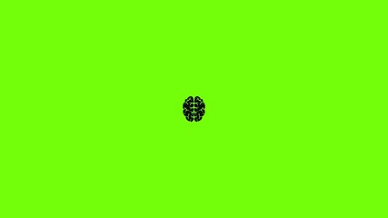 Poster - Genius brain icon animation
