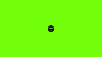 Poster - Human brain icon animation