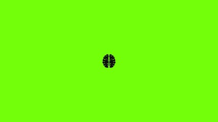 Poster - artificial brain icon animation