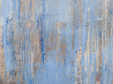 Fototapeta Desenie - Abstract art background. Acrylic on linen. Blue and gray colors. Soft brushstrokes of paint.