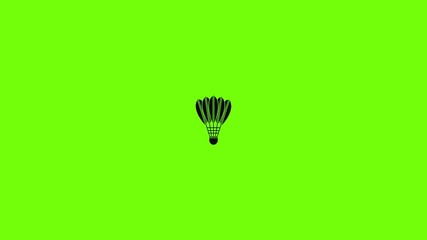 Poster - shuttlecock icon animation