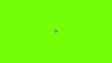 Poster - chemistry molecule icon animation