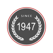 Since 1947 Emblem Design