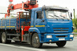 © Олег Копьёв - Freight transport on the highway. A vehicle to transport goods in the flow of cars.