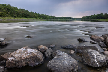 Wall Mural - Rainy River - A scenic river on the United States and Canadian border.