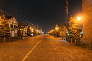 北海道函館市の函館山を登山する風景 A view of climbing Mount Hakodate in Hakodate, Hokkaido. 