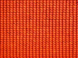 Roofing texture. Red and orange corrugated tile element of roof. Seamless pattern.