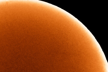 Wall Mural - inverted sun with burning surface