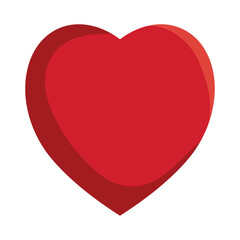 Poster - red heart icon