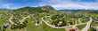 Mount Crested Butte Aerial Summer Panorama
