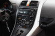 Control panel in a modern car close up