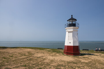 Wall Mural - Vermillion lighthouse, Ohio, USA