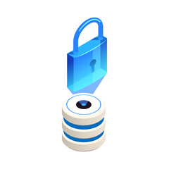 Poster - Privacy Isometric Icon