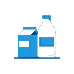 Sticker - Milk Flat Icon