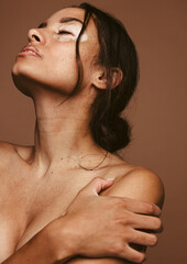 Wall Mural - my skin is beautiful