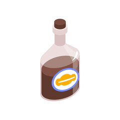 Sticker - Isometric Cognac Bottle