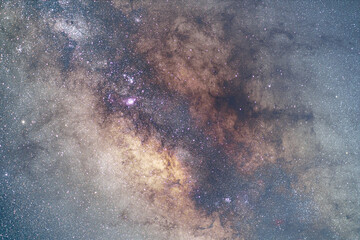 penetrating the center of the milky way