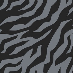 Poster - vector zebra pattern. seamless zebra stripe print for clothing or print