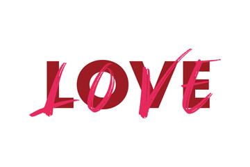 Wall Mural - modern, bold, vibrant typographic graphic design of a word 