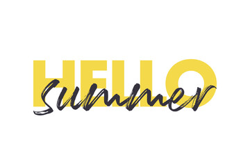 Wall Mural - modern, vibrant, bold typographic graphic design of saying 