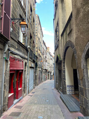 Canvas Print - Ruelle à Clermont Ferrand, Auvergne