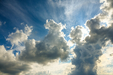 Canvas Print - nuage ciel environnement climat meteo