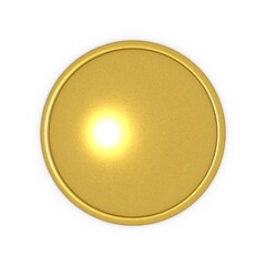 Poster - Button, rivet or gold-framed button.