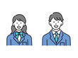 © bebe   - 女子高生、高校生のイラスト(中学、高校、卒業、勉強、受験、10代、制服) Illustrations of high school girls and high school students . junior high school, high school, graduation, study, entrance examination, teens, uniforms.