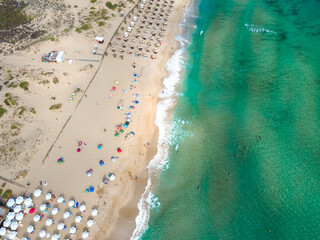  Aerial view of Smokinya Beach near Sozopol, Bulgaria