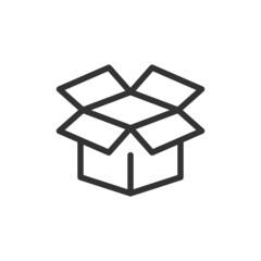 Sticker - Premium box line icon for app, web and UI.