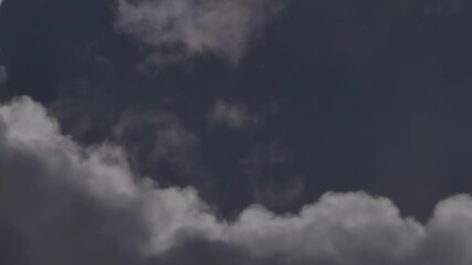 Wall Mural - eclipse of the moon behind the clouds dramatic movie. cinematic blurred environment. hot air vibrate