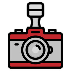 camera line icon