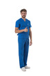 © alotofpeople - Male nurse doctor on white