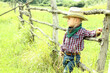 © Kostia - a little boy cowboy on nature