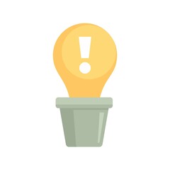 Poster - Innovation icon flat isolated vector