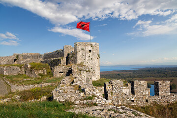 Wall Mural - Historical Rozafa Castle in Shkodra, Albania