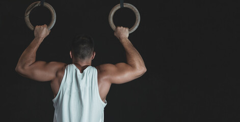 a Turkish man caught in a gym ring.