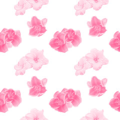 Wall Mural - Floral seamless pattern. Pastel pink