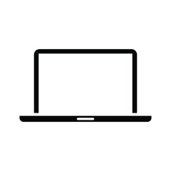 Fototapete - Laptop icon. Laptops or notebook computer. Vector illustration isolated on white background. EPS10