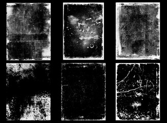 Wall Mural - grunge background. grunge textures set. cracked structure effect. rough grunge pattern design. faded