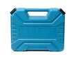 © nndanko - blue plastic tool case isolated on white background
