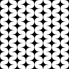 Poster - Minimal shapes ornament. Vector four ray pattern.
