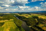 Fototapeta Do pokoju - rzeka bóbr - krajobraz - dolny śląsk - pilchowice