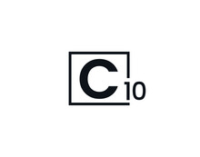 C10, 10C Initial Letter Logo