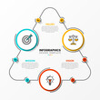 © kuliperko - Infographic design template. Creative concept with 3 steps