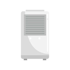 Poster - air conditioner stand icon flat isolated vector