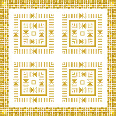 Poster - seamless pattern with shapes