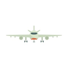 Poster - Aircraft repair plane icon flat isolated vector